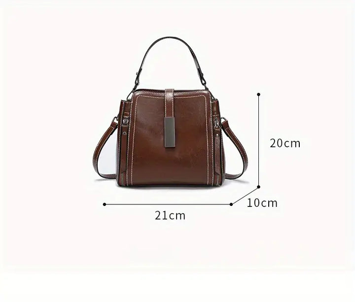 Retro Crossbody Bag with Adjustable Strap